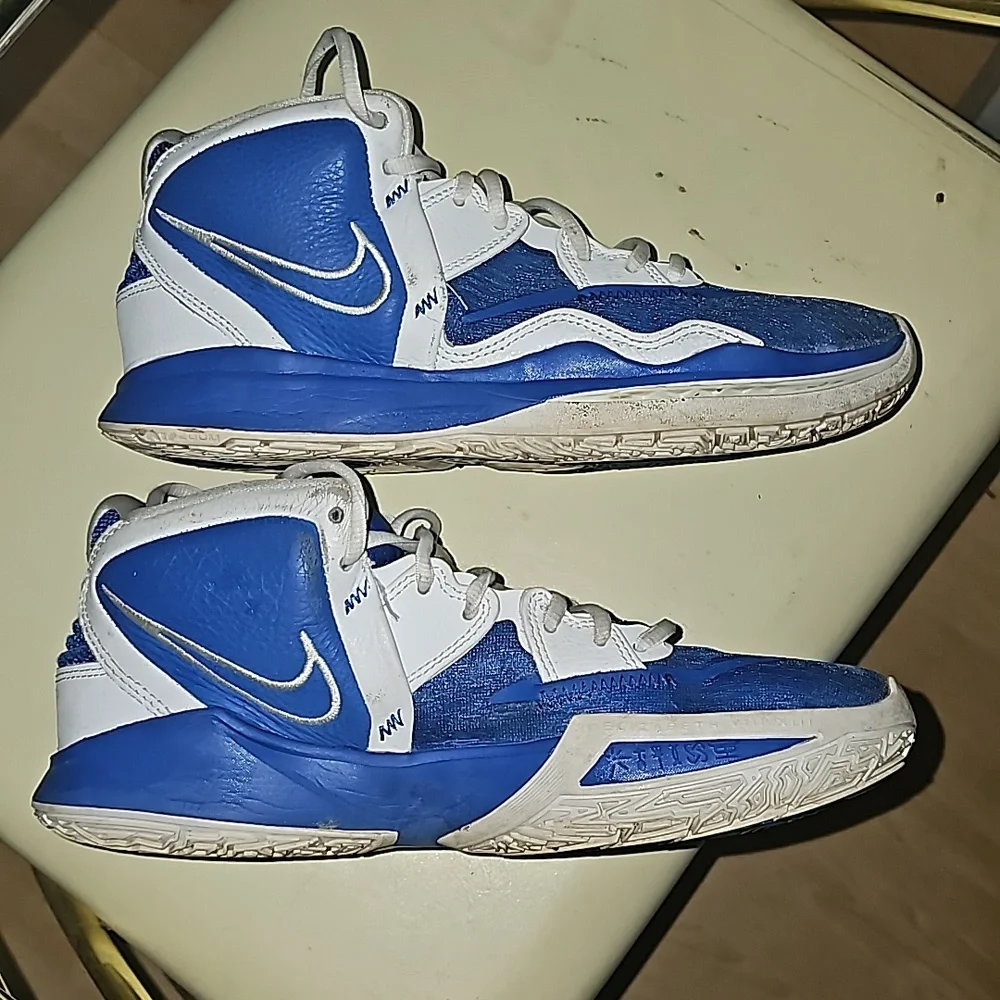 Blue/White Nike Kyries - Picture 3 of 8